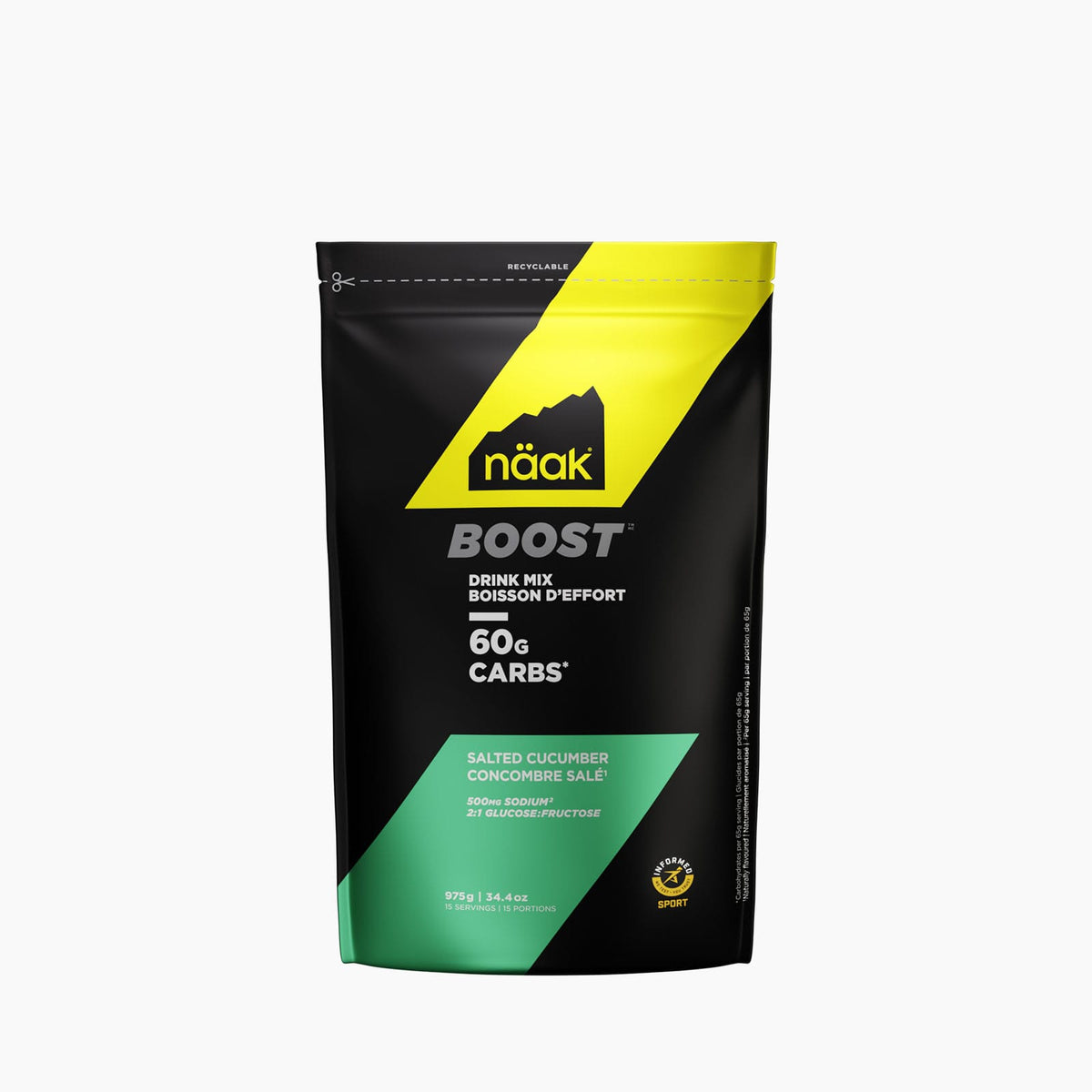 Boisson d'effort BOOST™ 60 · Concombre salé - Sac