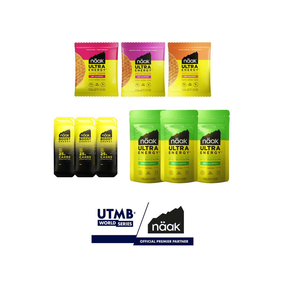 Näak Boost & Ultra Energy™ | UTMB Aid Station Pack