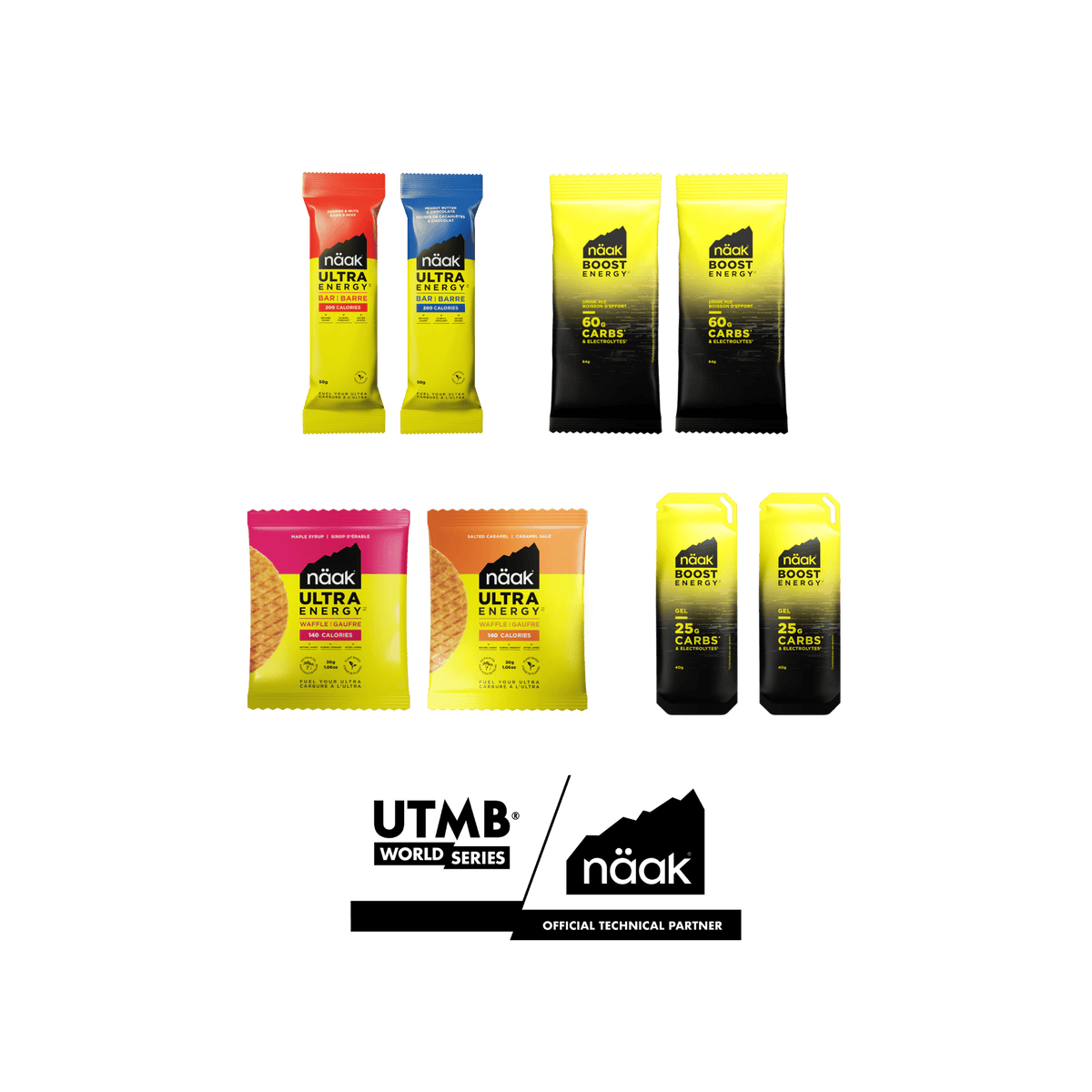 Näak Boost & Ultra Energy™ | UTMB Aid Station Pack