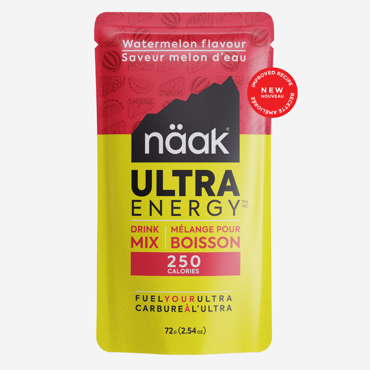 Näak Energy Drink Mix Energy Drink Mix | Watermelon 6 Serving packets - NEW !