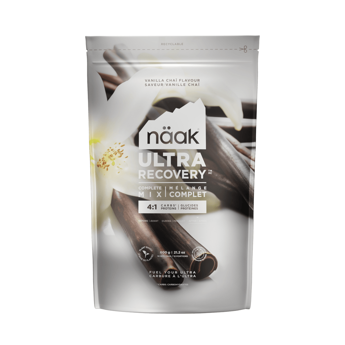 Näak NA Protein Powder Recovery Mix | Vanilla-chaï